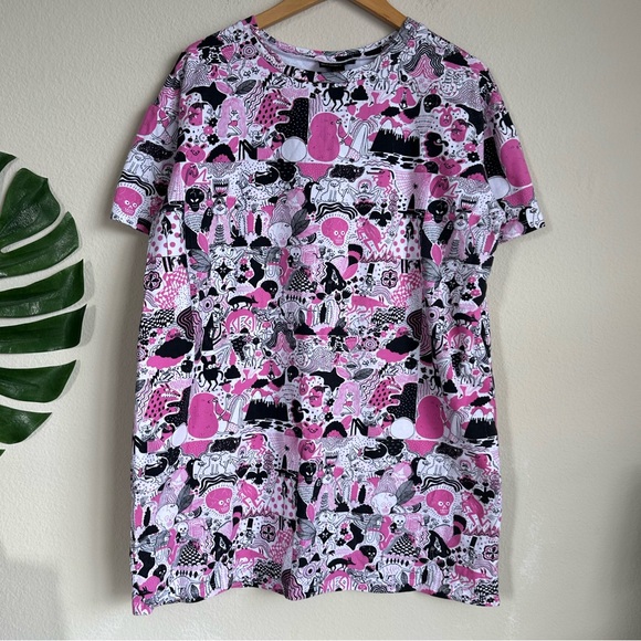 NooWorks Howell Print T-Shirt Dress - Picture 2 of 14